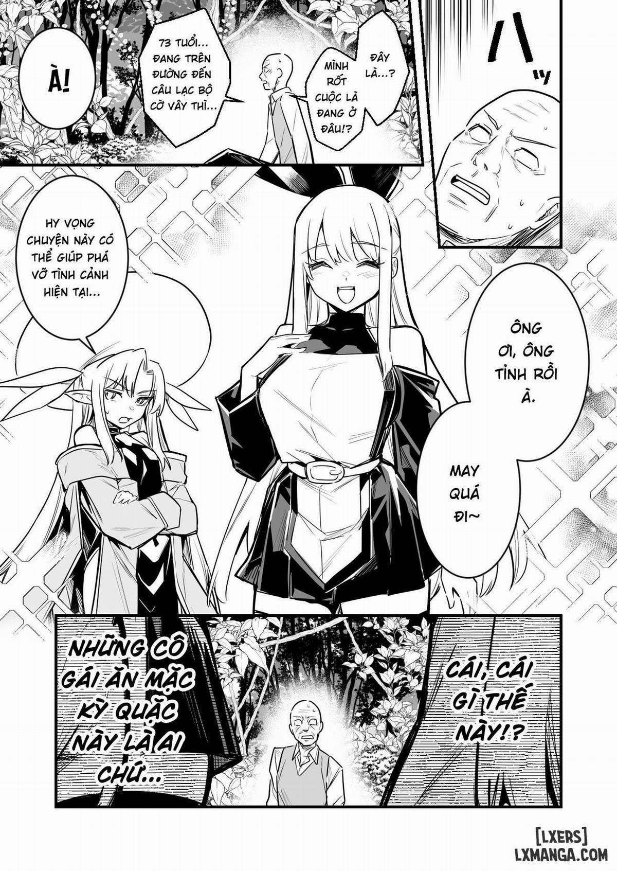 Isekai Teni Shite Kita Sukebe Jii-chan to Kodokuri Shichau Boukensha-chan to Uranaishi-chan Oneshot trang 1