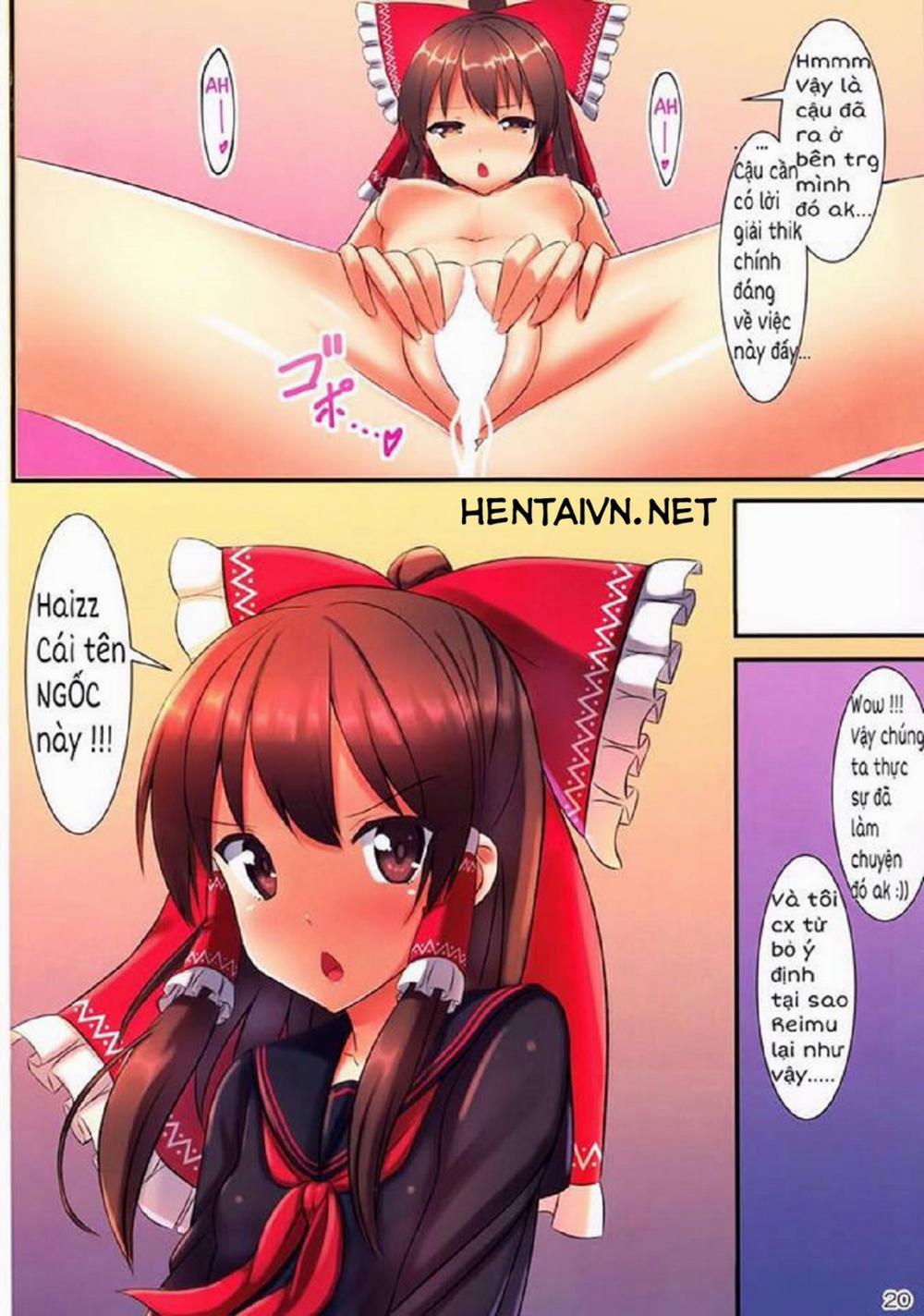 JK Reimu to Kyoushitsu H ~Moshi Hakurei Reimu ga, Tsundere de Hinnyuu na Osananajimi Dattara (Touhou Project) Oneshot [Full Color] trang 22