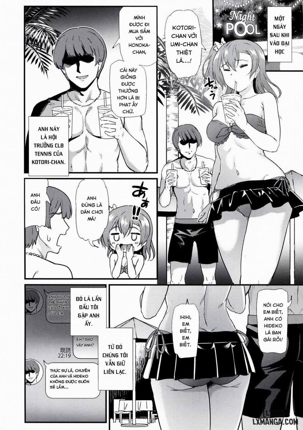 Joshidaisei Kosaka Honoka no YariCir Jikenbo Oneshot trang 2