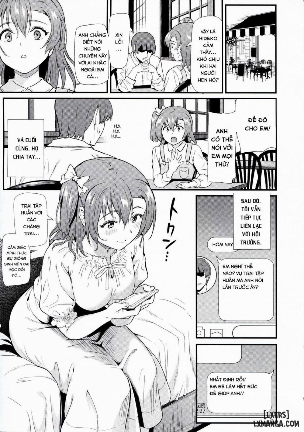 Joshidaisei Kosaka Honoka no YariCir Jikenbo Oneshot trang 3