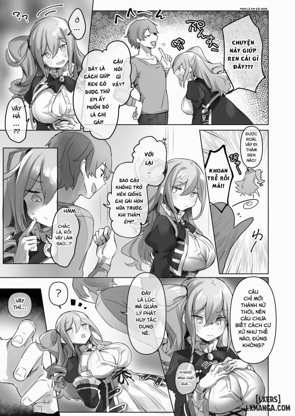 Josou Haishin-nushi wa Onee-chan ni Naritai Oneshot trang 10