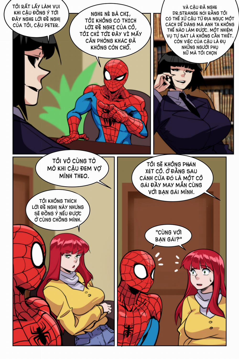 Justice Lust Breeders Spider-man x Harley Quinn, Poison Ivy, Mary Jane trang 2