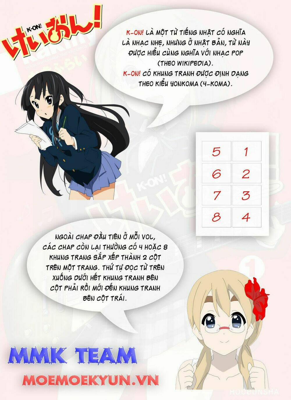 K-On! 2 trang 1