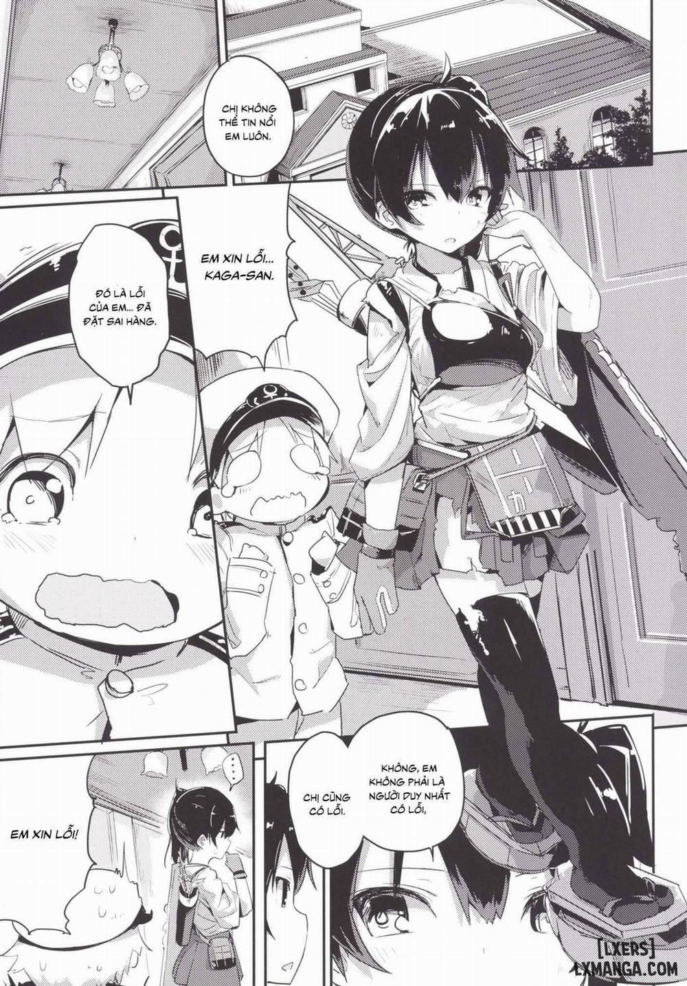 Kaga-san o Chuuha Sasete Shimatte Nyuukyo de H Oneshot trang 1