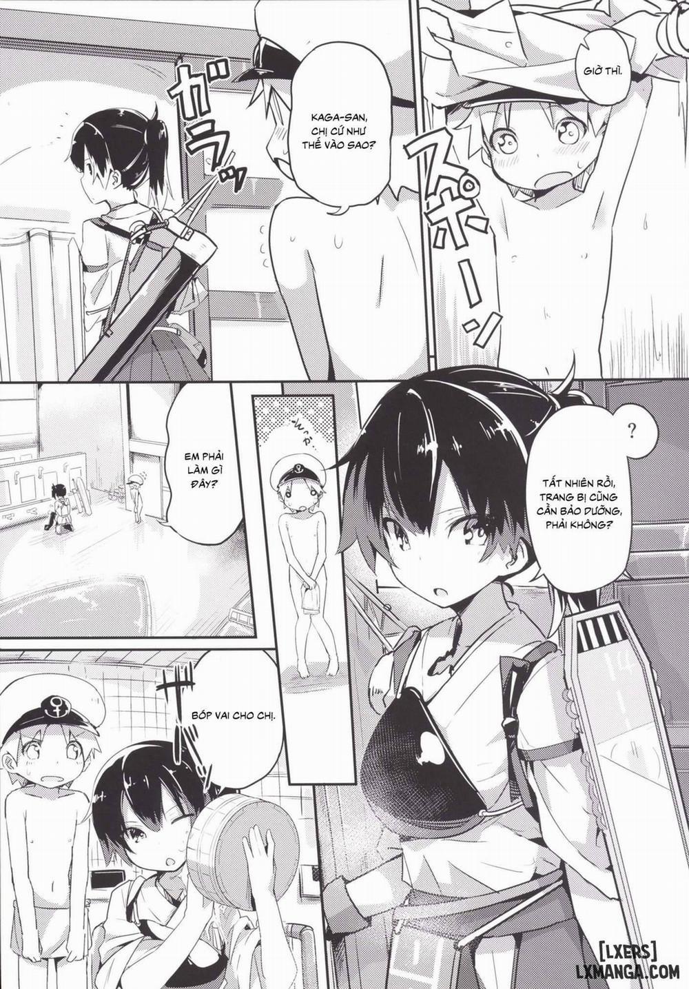 Kaga-san o Chuuha Sasete Shimatte Nyuukyo de H Oneshot trang 3