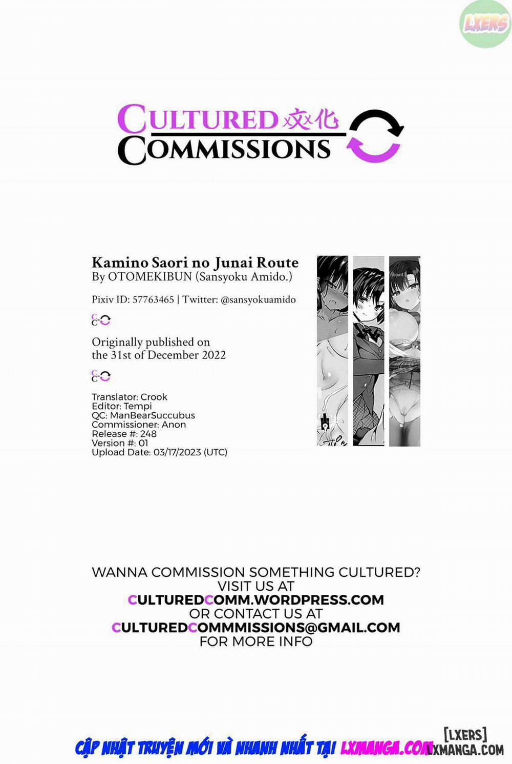 Kamino Saori no Junai Route Oneshot trang 33