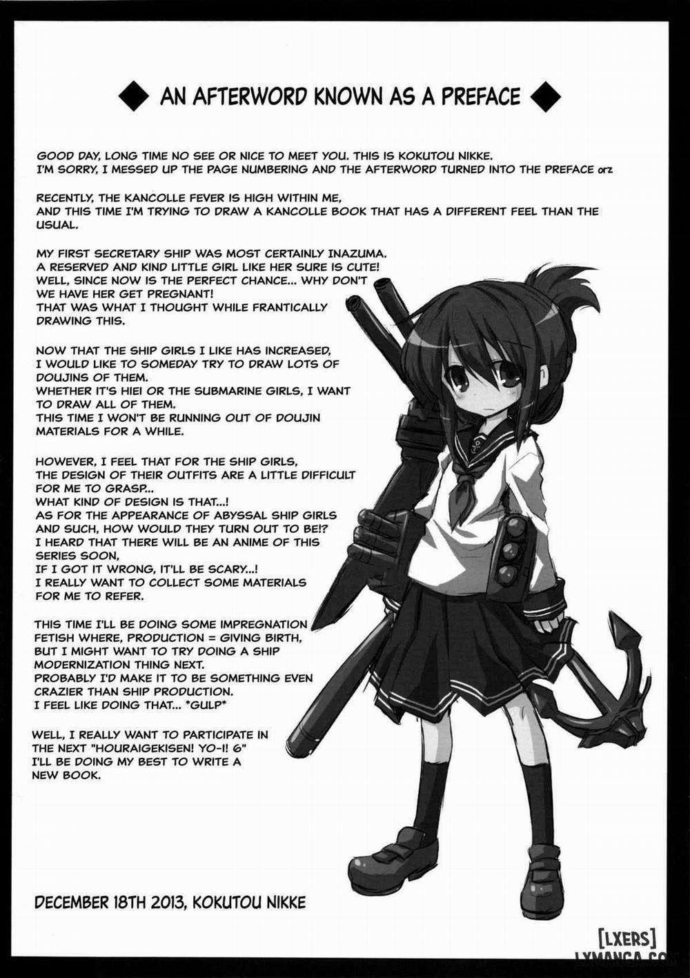 Kanmusu Chakunin Inazuma Oneshot trang 2