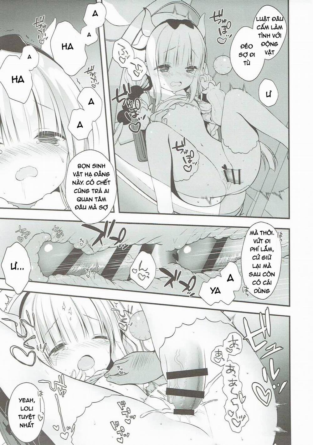 Kanna-chan wa Hatsujouki (Kobayashi-san-chi no Maid Dragon) Oneshot trang 8