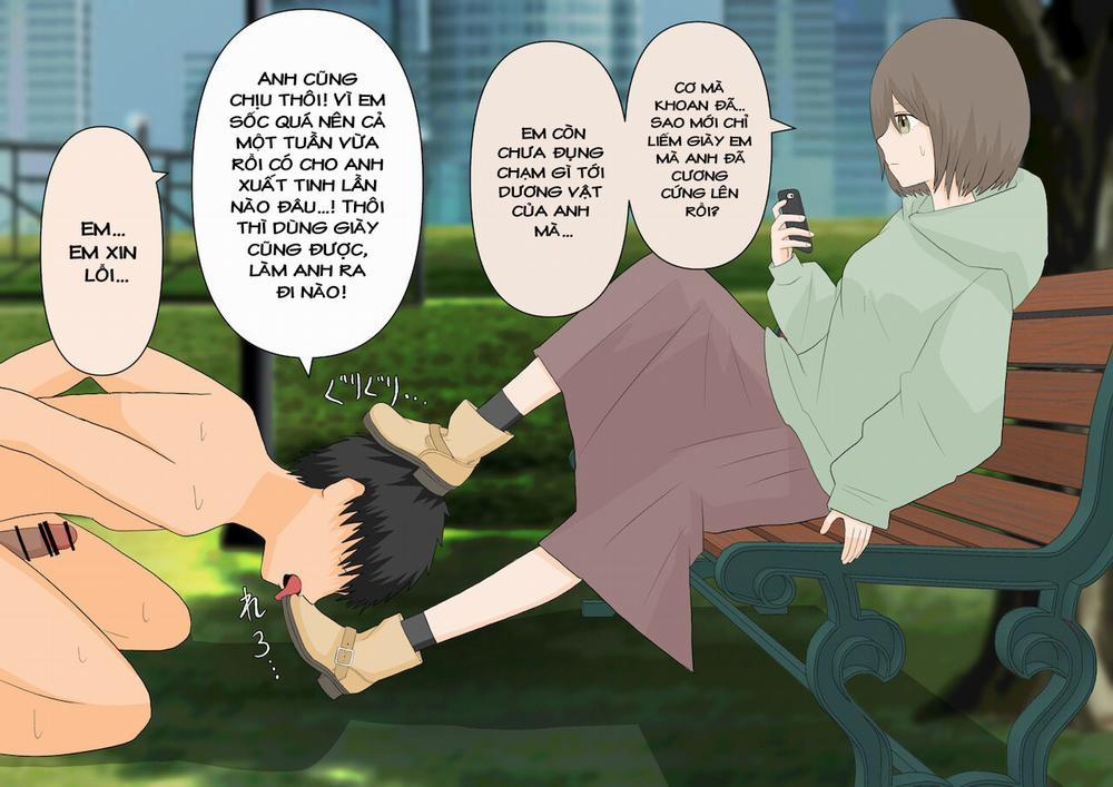 Kanojo ni Ningen no Songen o Fuminijirareru Oneshot trang 35