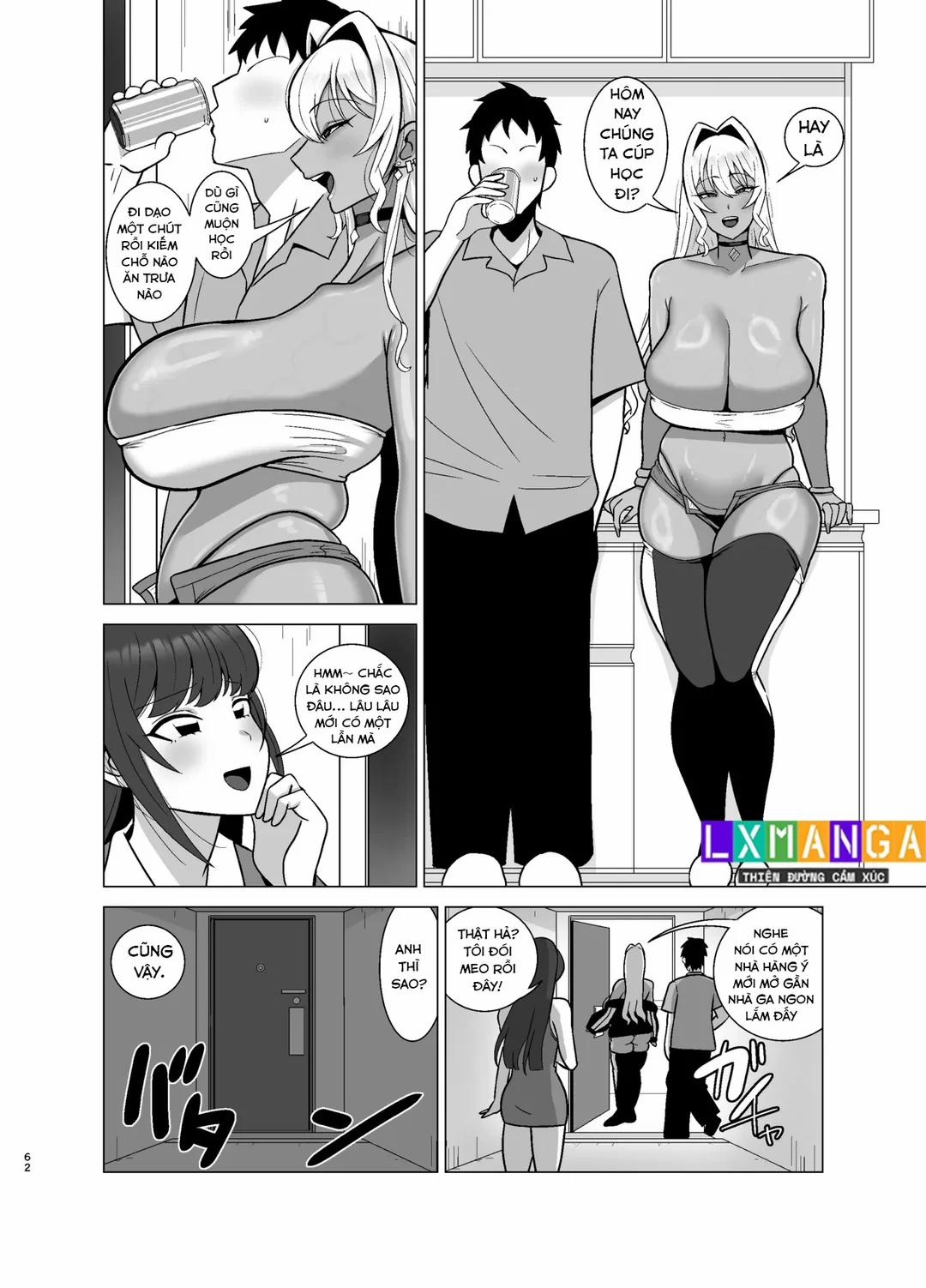 Kanojo no Tomodachi wa Dosukebe Kasshoku Gal Oneshot trang 63