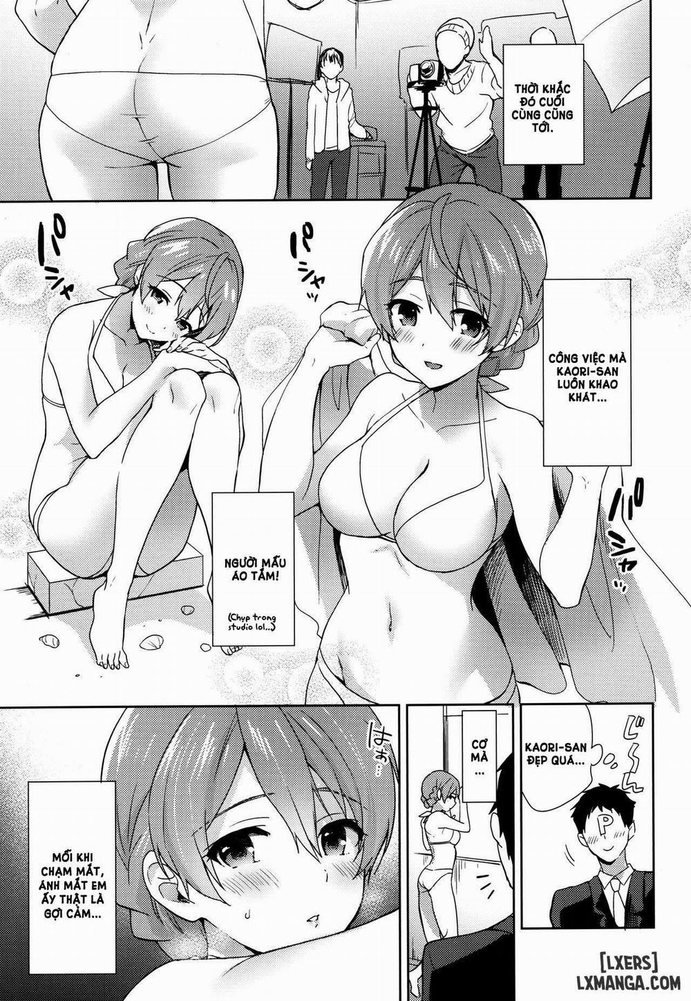 Kaori-san no Mizugi ni Muramura Shitara Oneshot trang 2