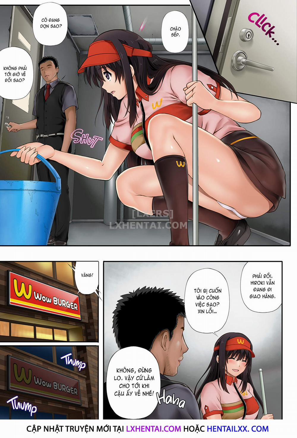 Kare to Watashi to Tenchou no Shinya Kinmu 1 0 Không che trang 13