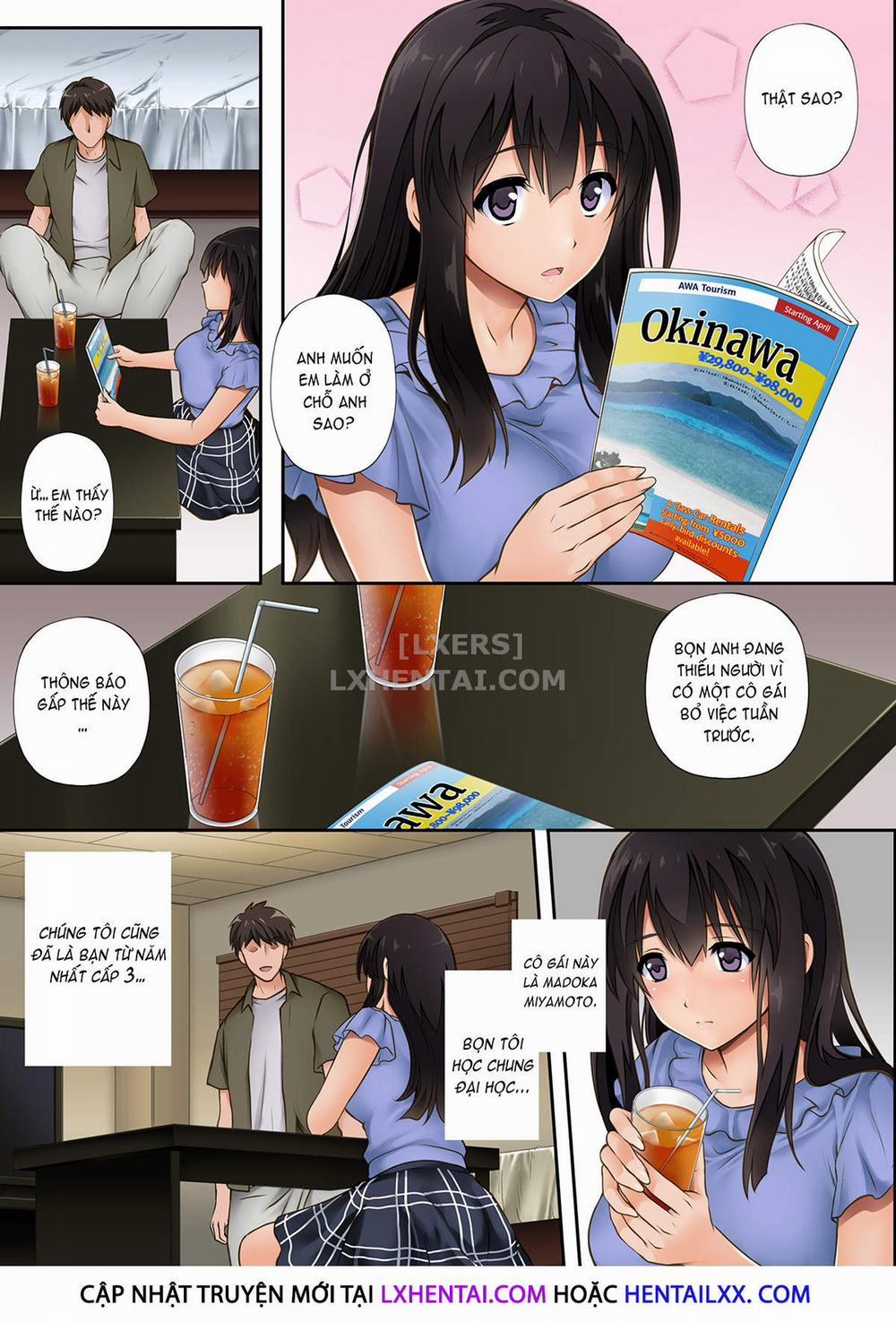 Kare to Watashi to Tenchou no Shinya Kinmu 1 0 Không che trang 3