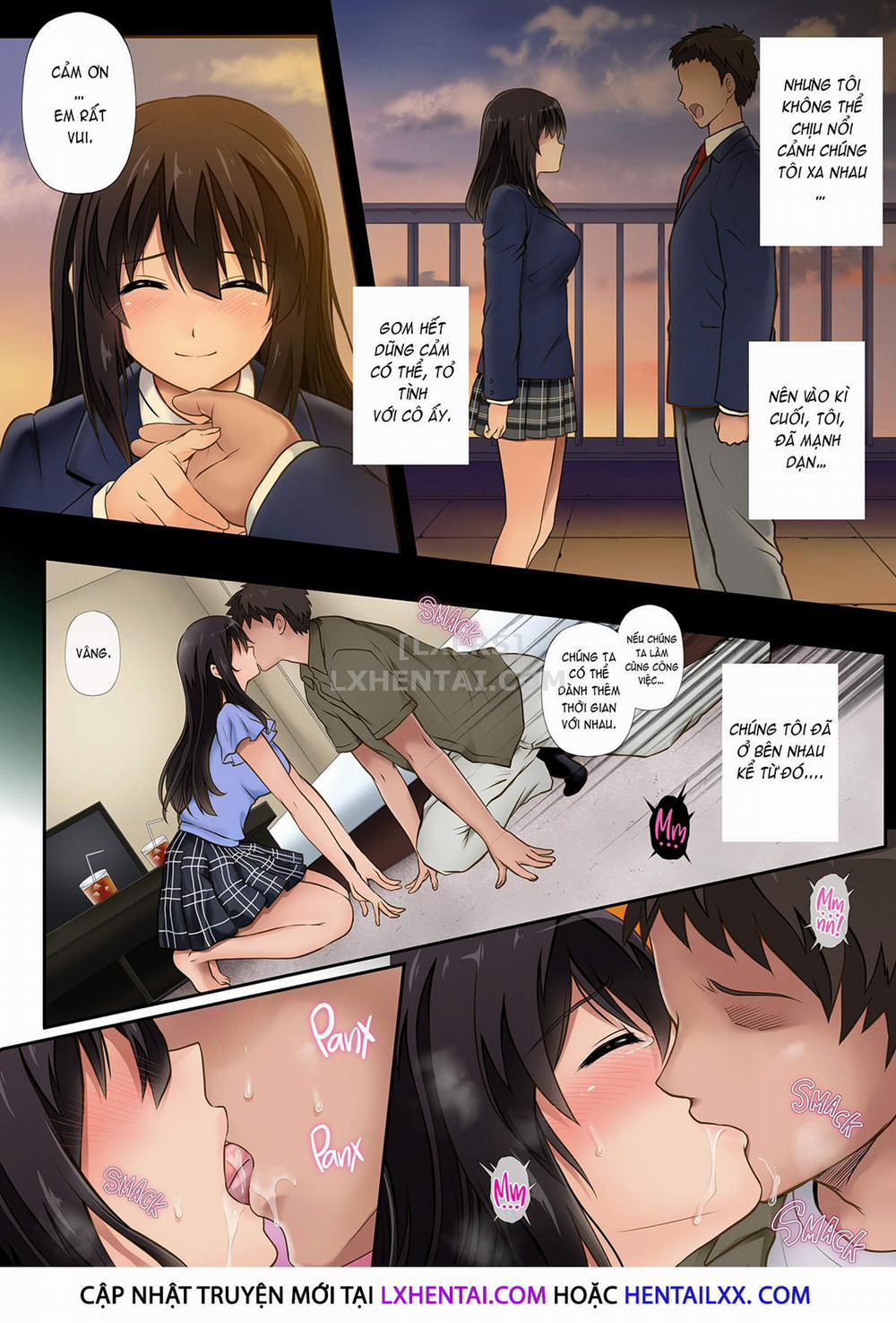 Kare to Watashi to Tenchou no Shinya Kinmu 1 - Không che trang 4