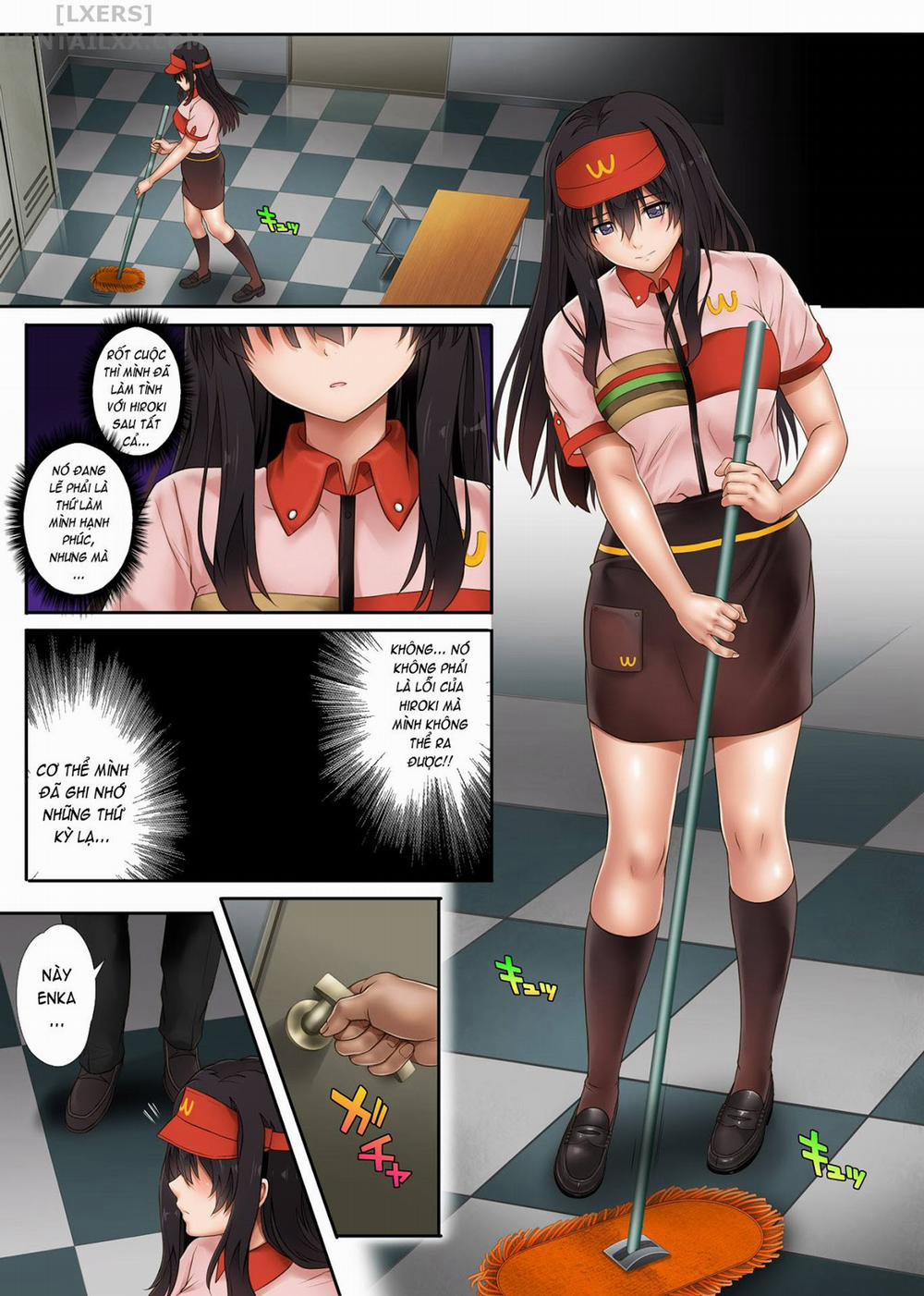 Kare to Watashi to Tenchou no Shinya Kinmu 2 0 Có che trang 61