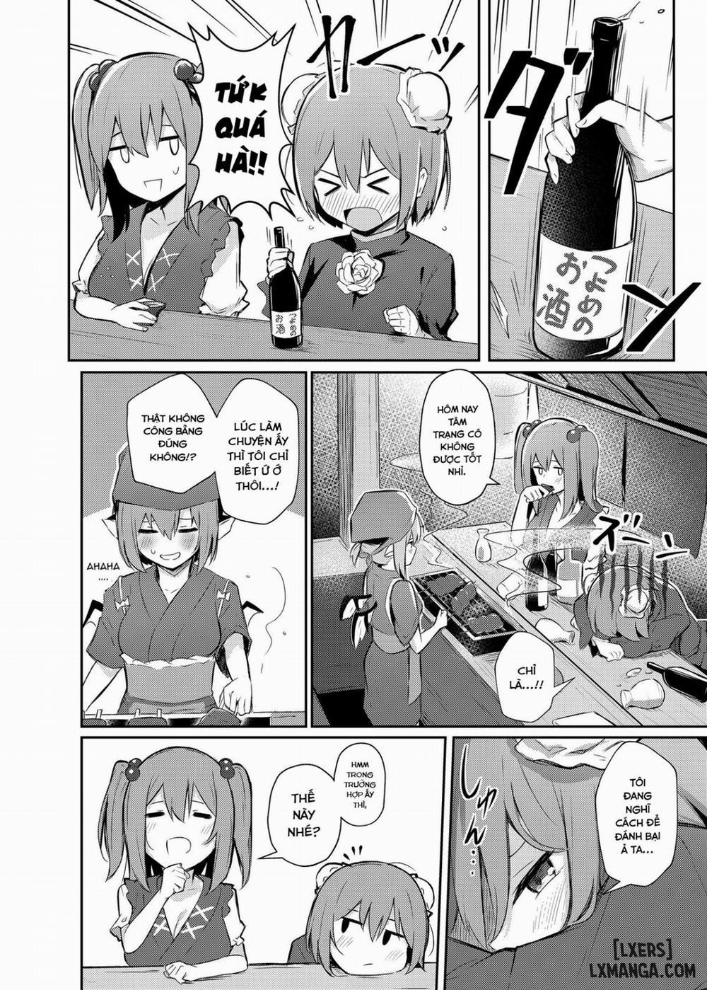 Kasen-chan no Jasen Rouraku Challenge Oneshot trang 4