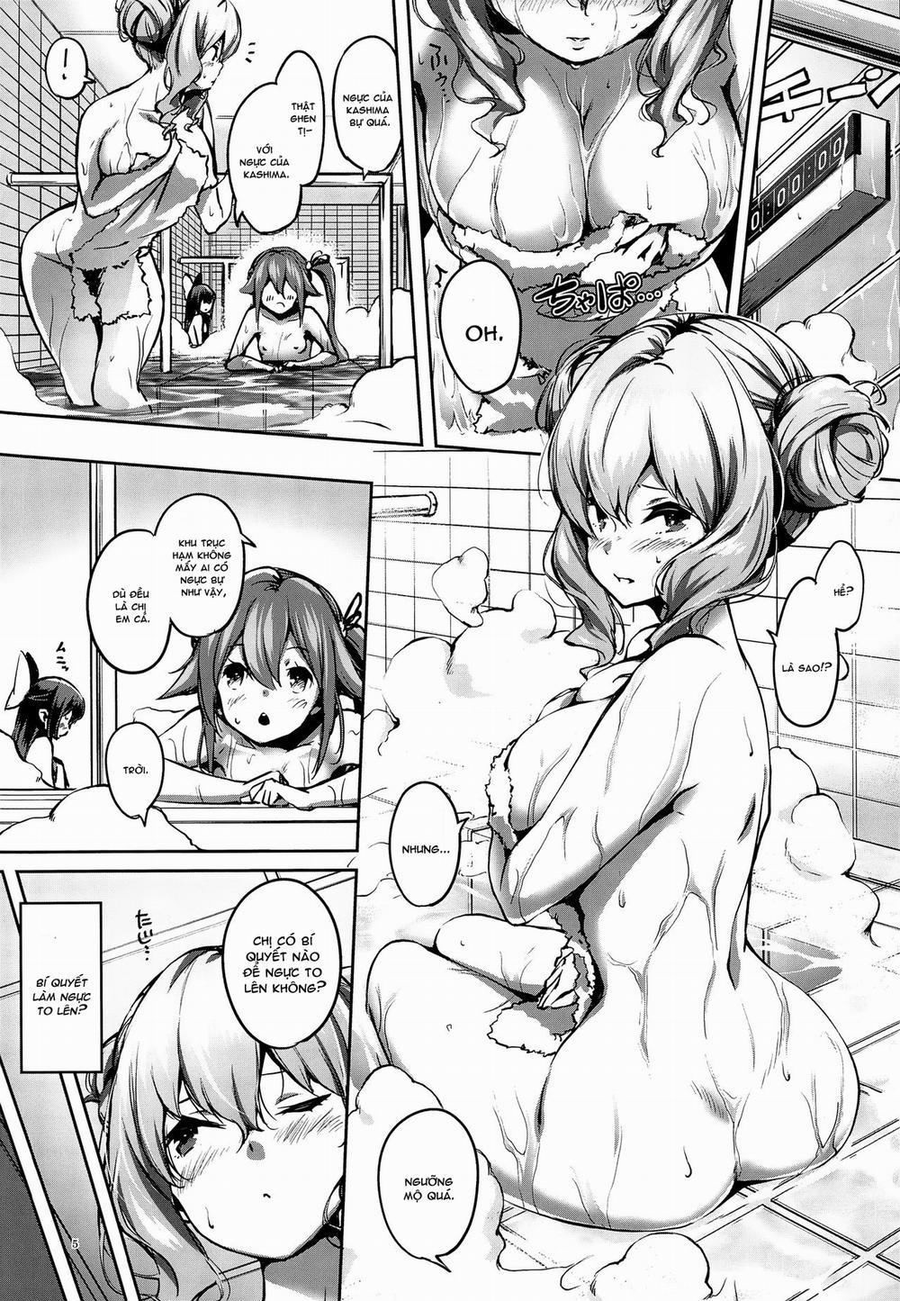 Kashima to Pakkopako Ni Aijou wa Kashima no Mune ni (Kantai Collection -KanColle-) Oneshot trang 4