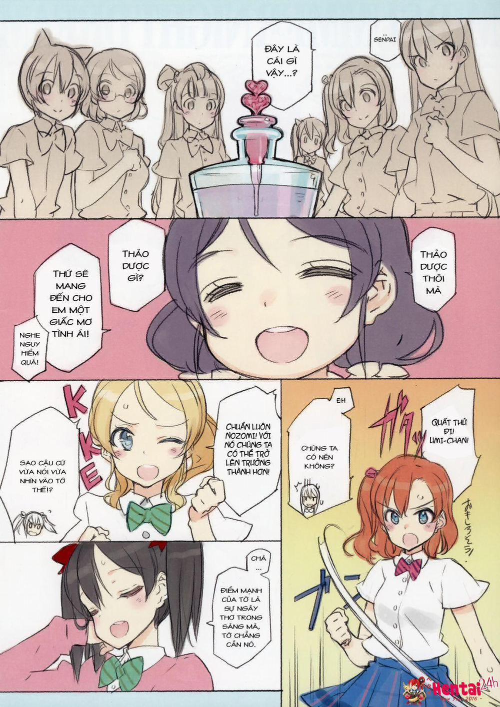 Kawaikute Shikata Ga Nai! 2 MID SUMMER NIGHT DREAM (Love Live!) Oneshot [Full Color] trang 2