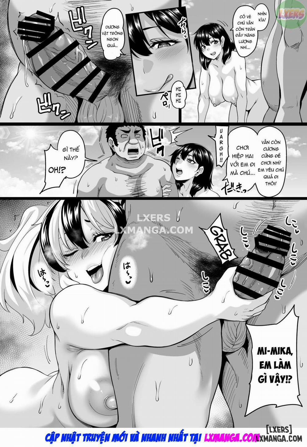 Kazoku Ryokou wa Yarimoku Beach de Sex Zanmai 2 END trang 85