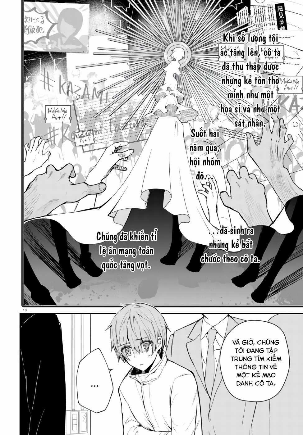 Kẻ Hoạ Sát: Tử Tù Kazami Tazuru 1 trang 13