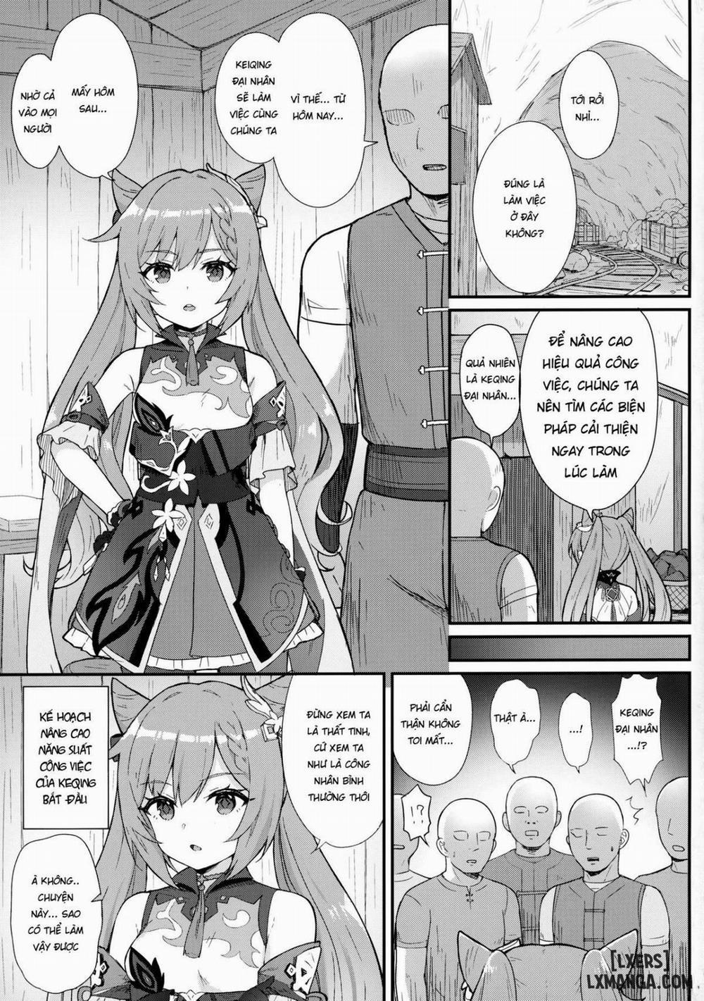 Keqing-chan ga Buka o Shigoki Makuru Hon Oneshot trang 1