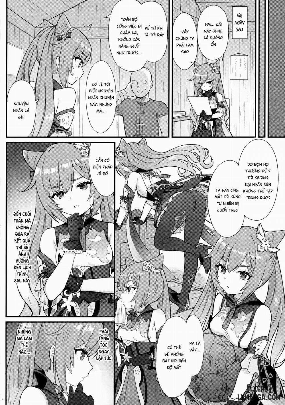 Keqing-chan ga Buka o Shigoki Makuru Hon Oneshot trang 2
