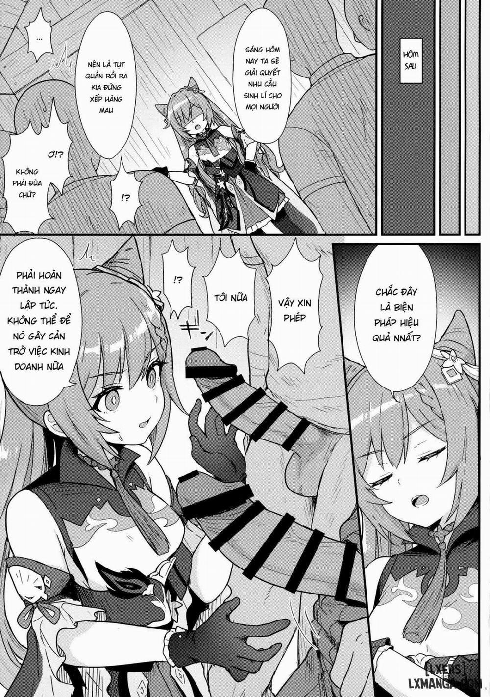 Keqing-chan ga Buka o Shigoki Makuru Hon Oneshot trang 3