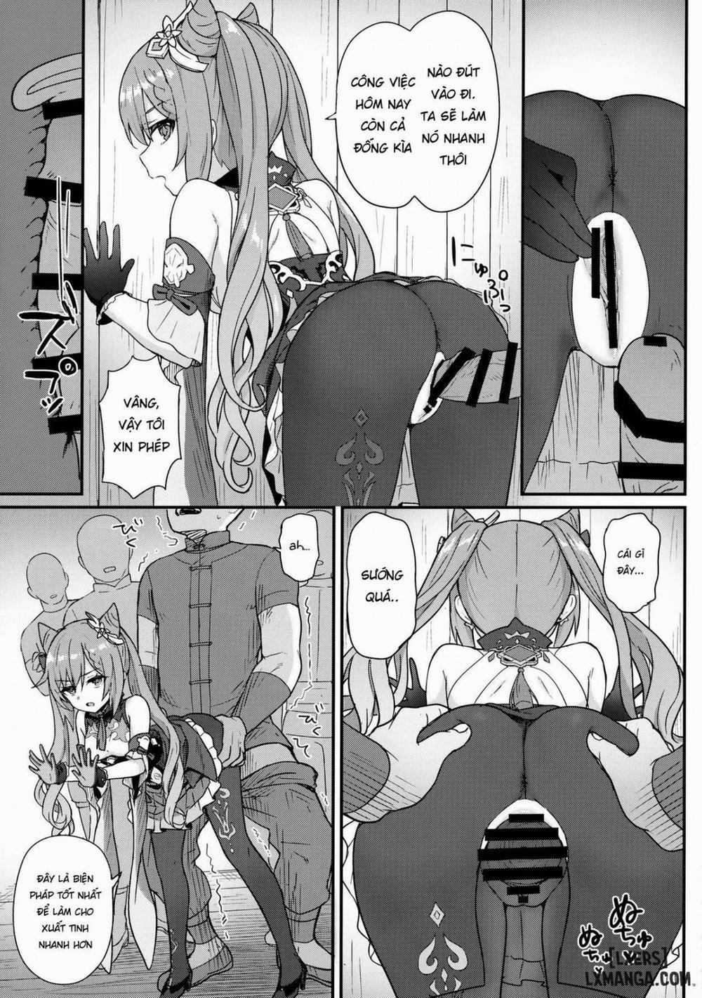 Keqing-chan ga Buka o Shigoki Makuru Hon Oneshot trang 9