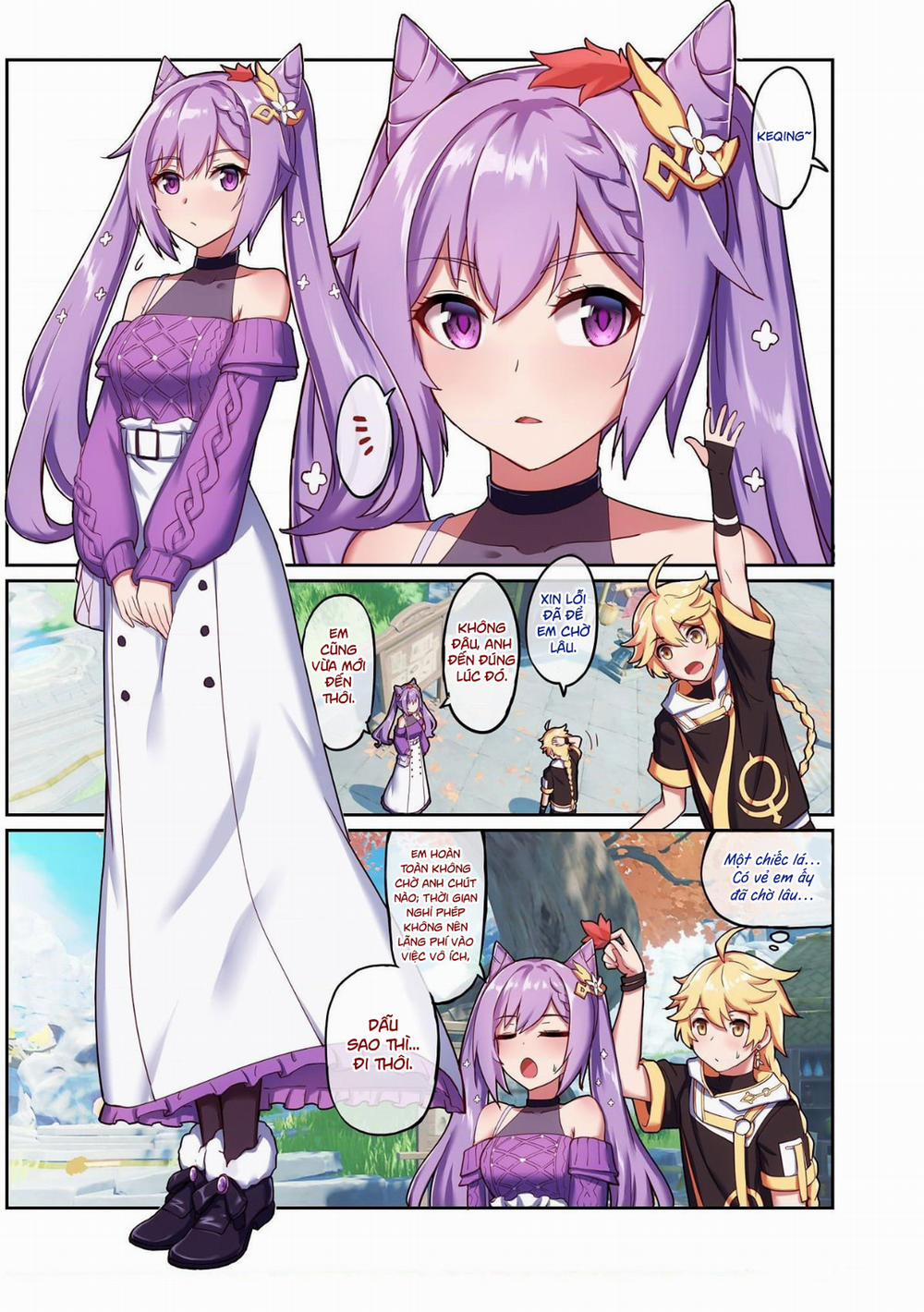 Keqing hẹn hò với Nhà Lữ Hành Oneshot trang 1