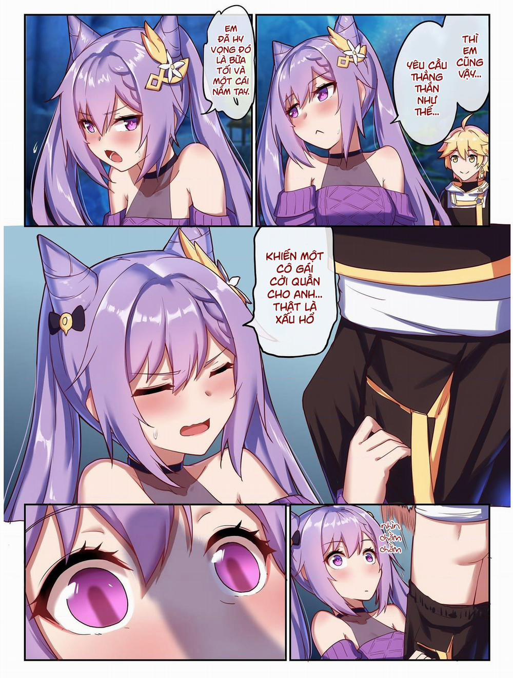 Keqing hẹn hò với Nhà Lữ Hành Oneshot trang 12