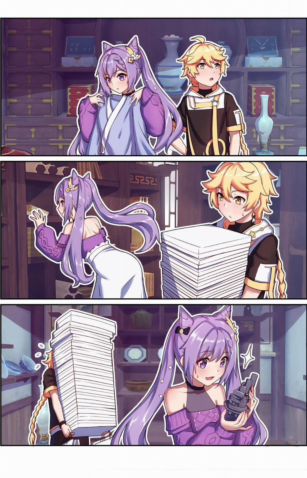 Keqing hẹn hò với Nhà Lữ Hành Oneshot trang 2