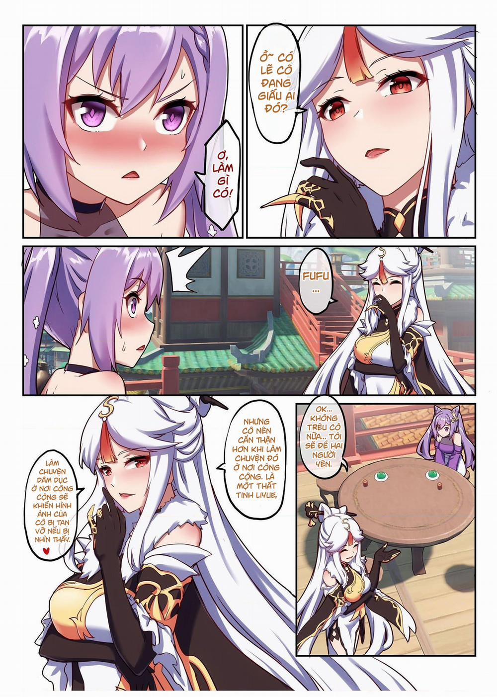 Keqing hẹn hò với Nhà Lữ Hành Oneshot trang 7