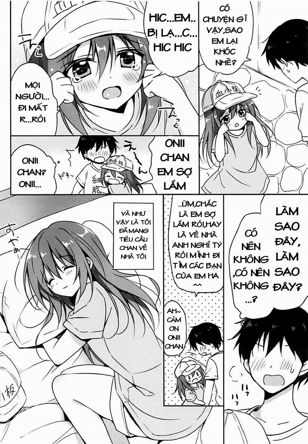 Kesshouban-chan to ○○○ Shitai! (Hataraku Saibou) OneShot trang 6
