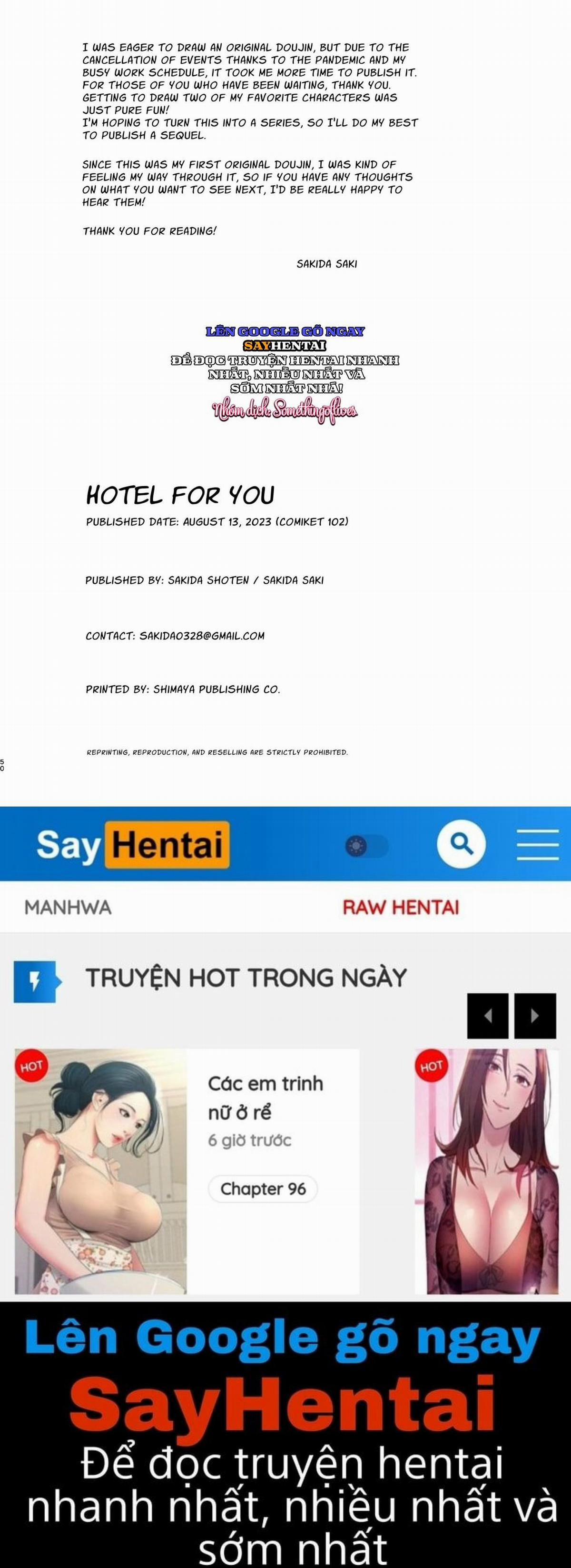 Khách sạn dành cho em. 3-end trang 14