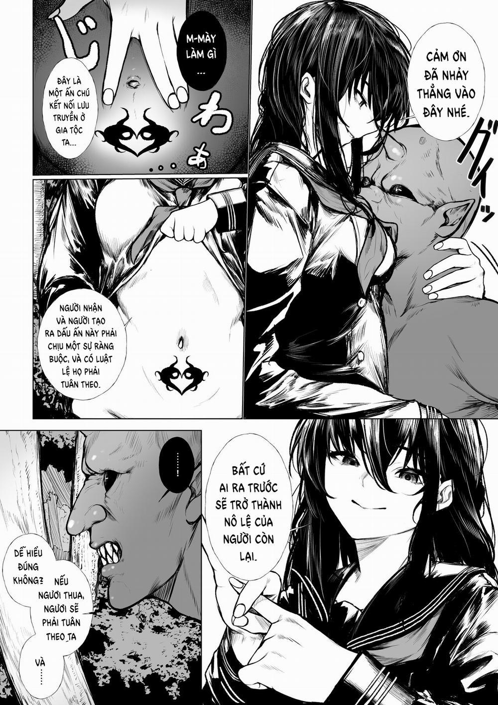 Không đời nào người trừ quỷ có thể thua một tên tiểu Oni. Oneshot trang 5