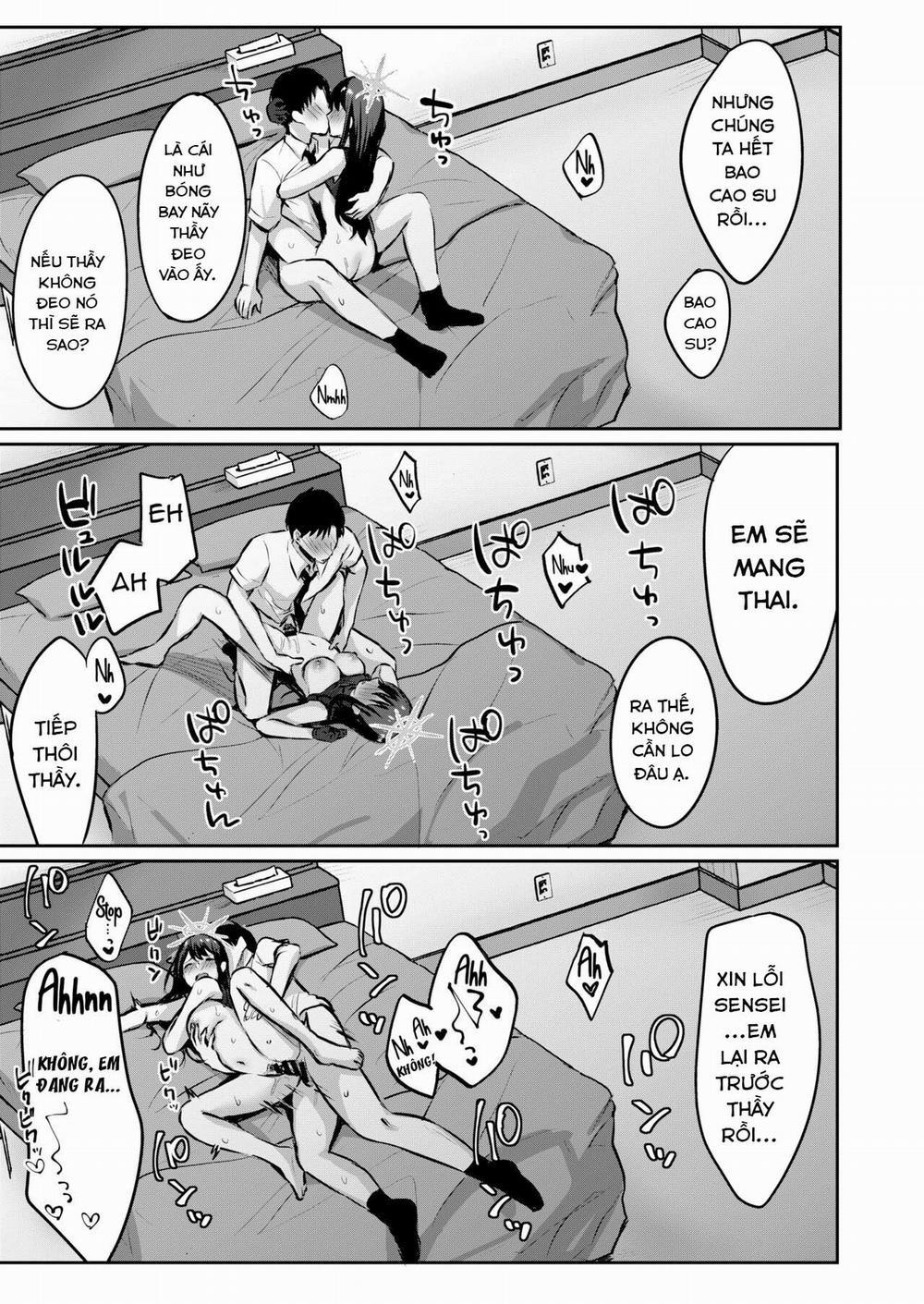 Không thể ra khỏi phòng nếu không làm tình với Saori. (Blue Archive) Oneshot trang 22