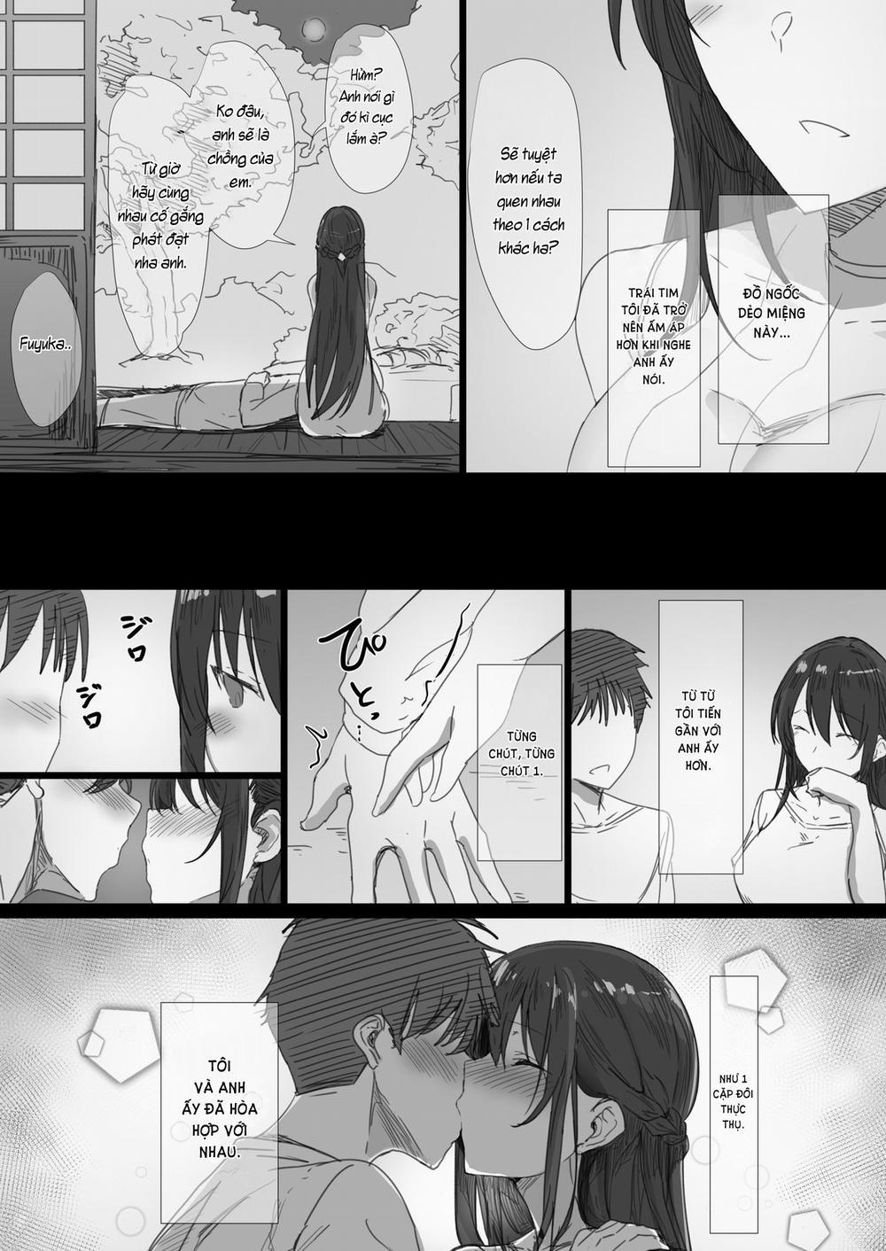 Ki ga Tsuyoi Seiso na Hitozuma Reijou ga Netorareru made no Ichibu Shijuu 0 Ngày em và anh làm vợ chồng. trang 10