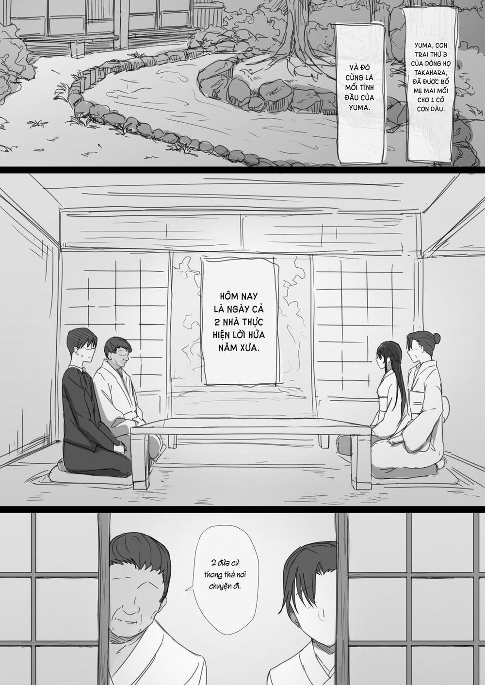 Ki ga Tsuyoi Seiso na Hitozuma Reijou ga Netorareru made no Ichibu Shijuu 1: Ngày em và anh làm vợ chồng. trang 2