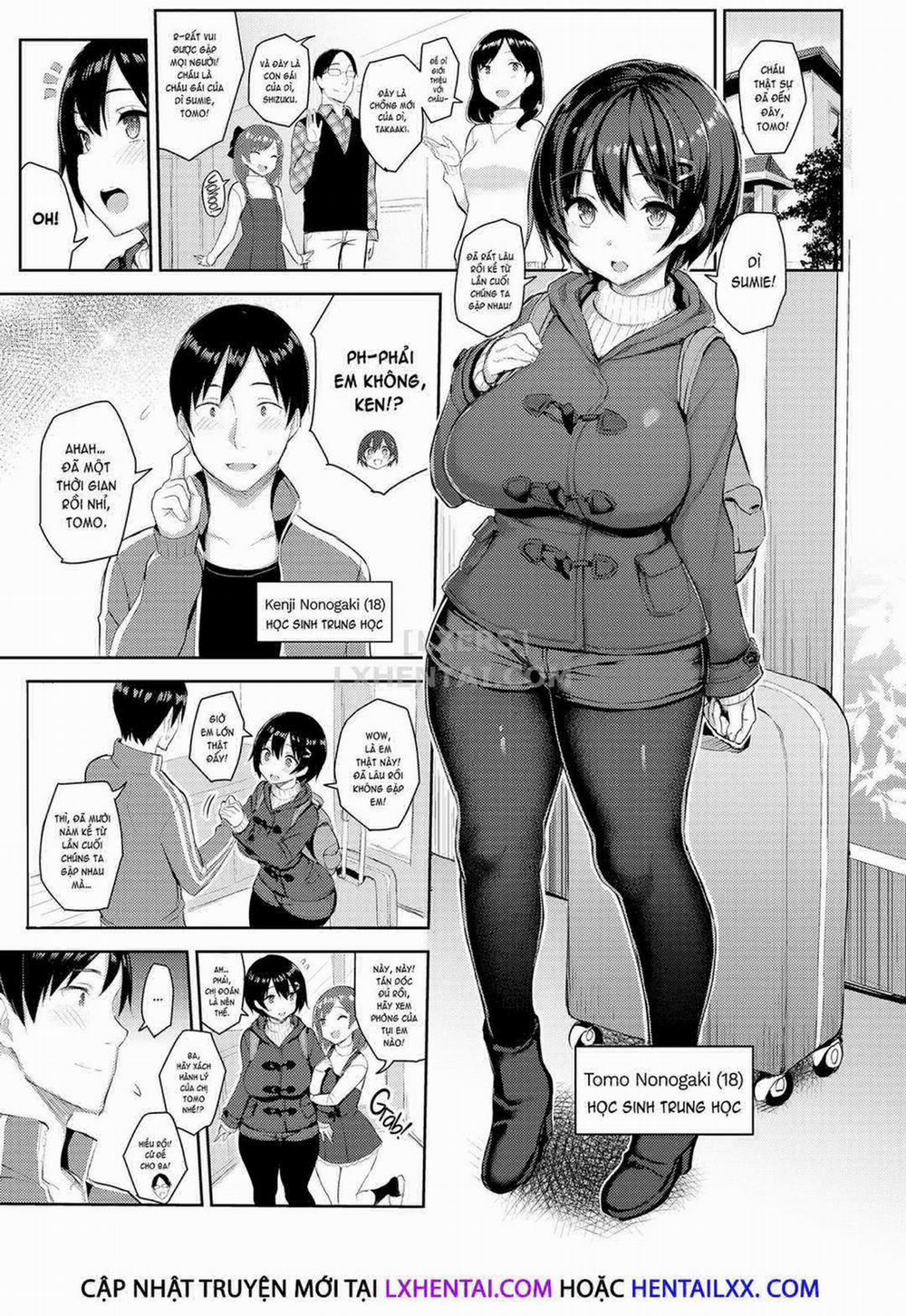 Kì nghỉ cùng người chị họ ngực khủng 1 trang 5