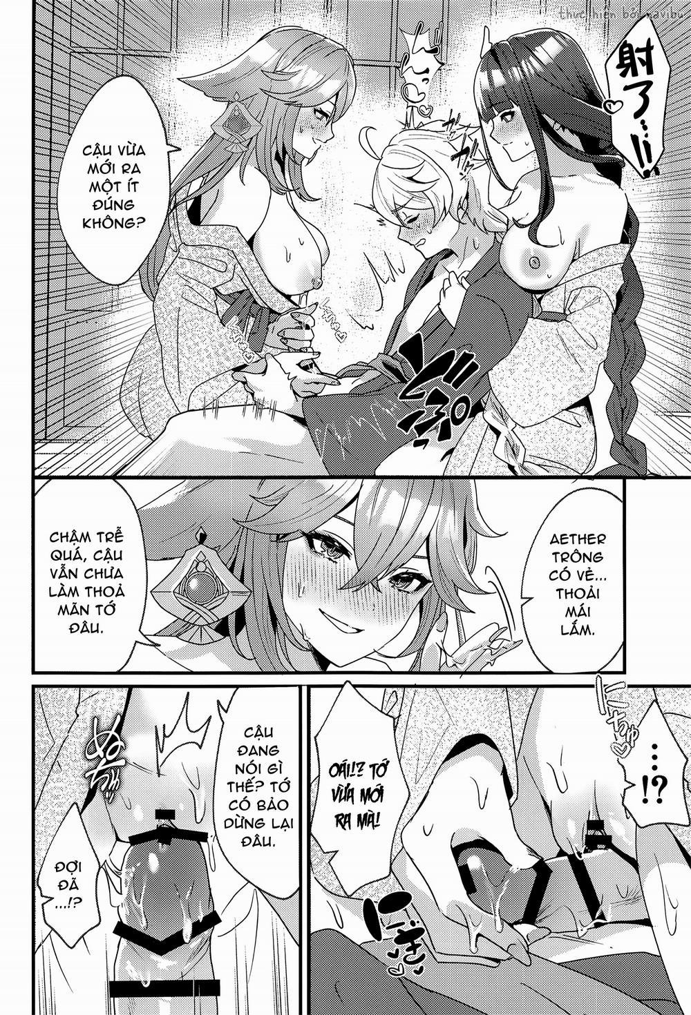 Kì nghỉ tại suối nước nóng Inazuma Khổ thân ông cháu:)))) trang 20