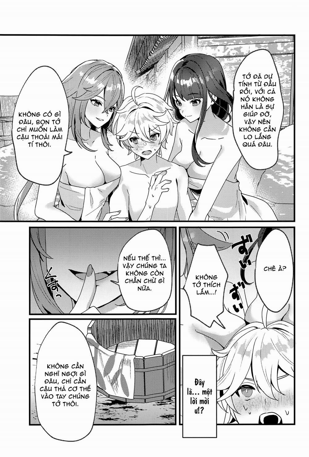 Kì nghỉ tại suối nước nóng Inazuma Khổ thân ông cháu:)))) trang 7