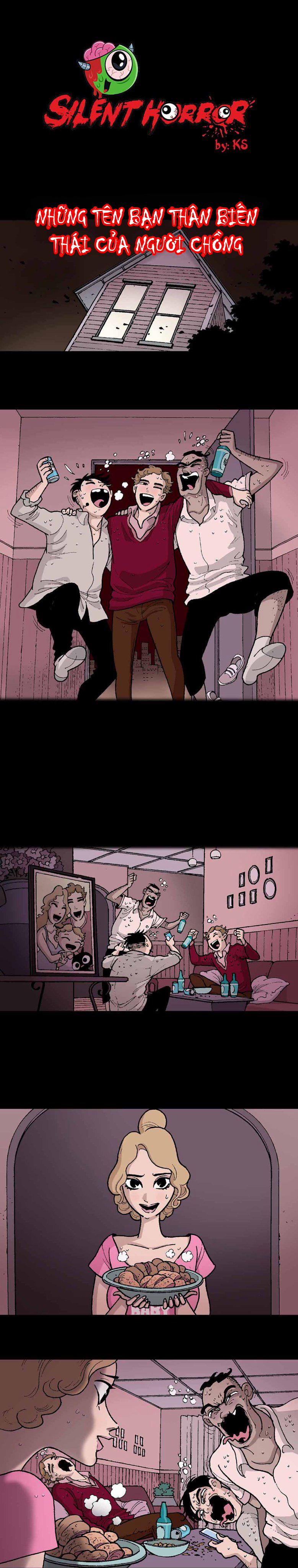 Kinh Dị Không Lời 0 Những người bạn biến thái của người chồng trang 0