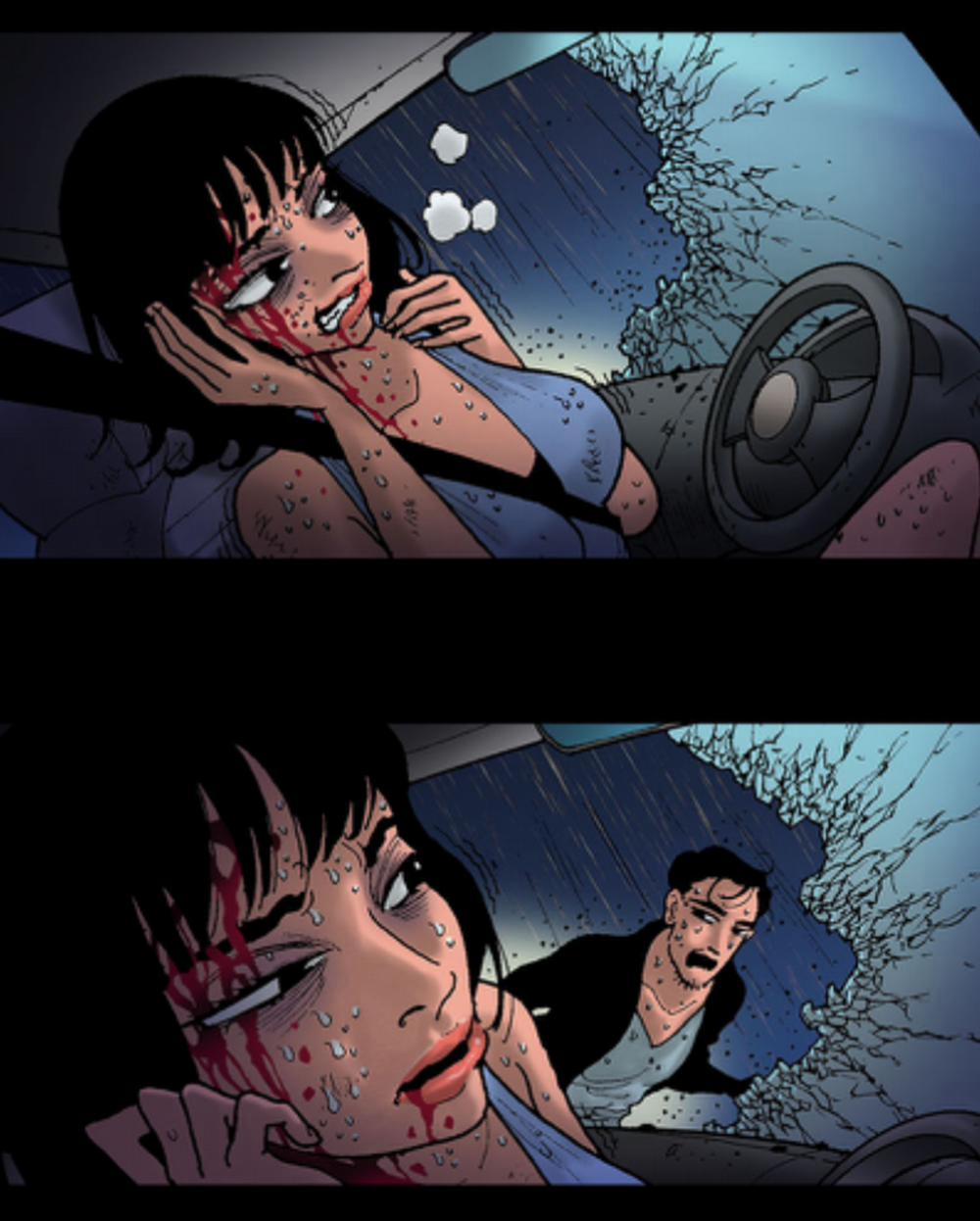 Kinh Dị Không Lời 0 Tại nạn trong mưa trang 1