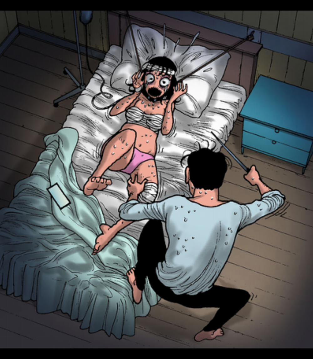 Kinh Dị Không Lời 0 Tại nạn trong mưa trang 10