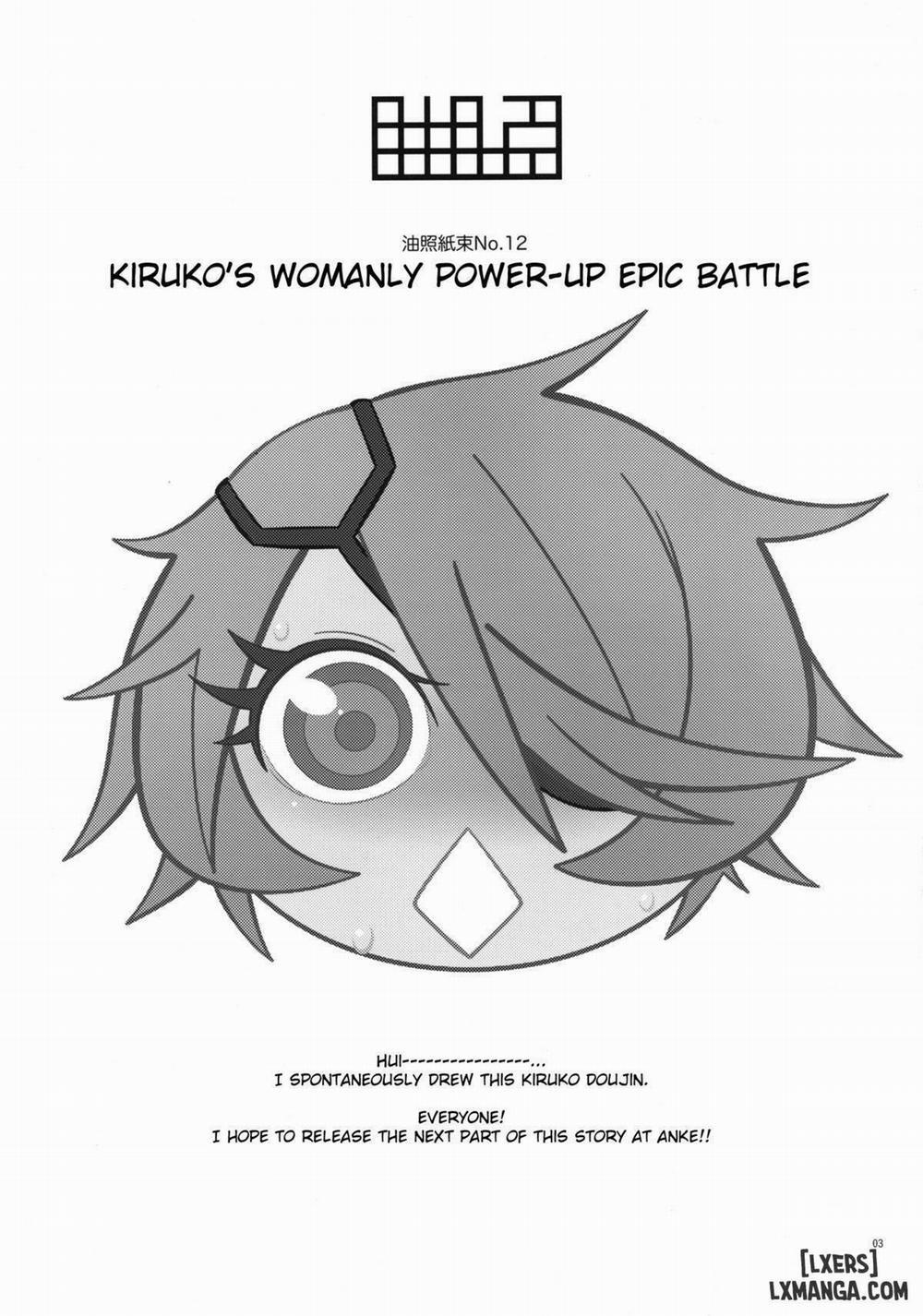 Kiruko-san no Joshiryoku Up Daisakusen Oneshot trang 2