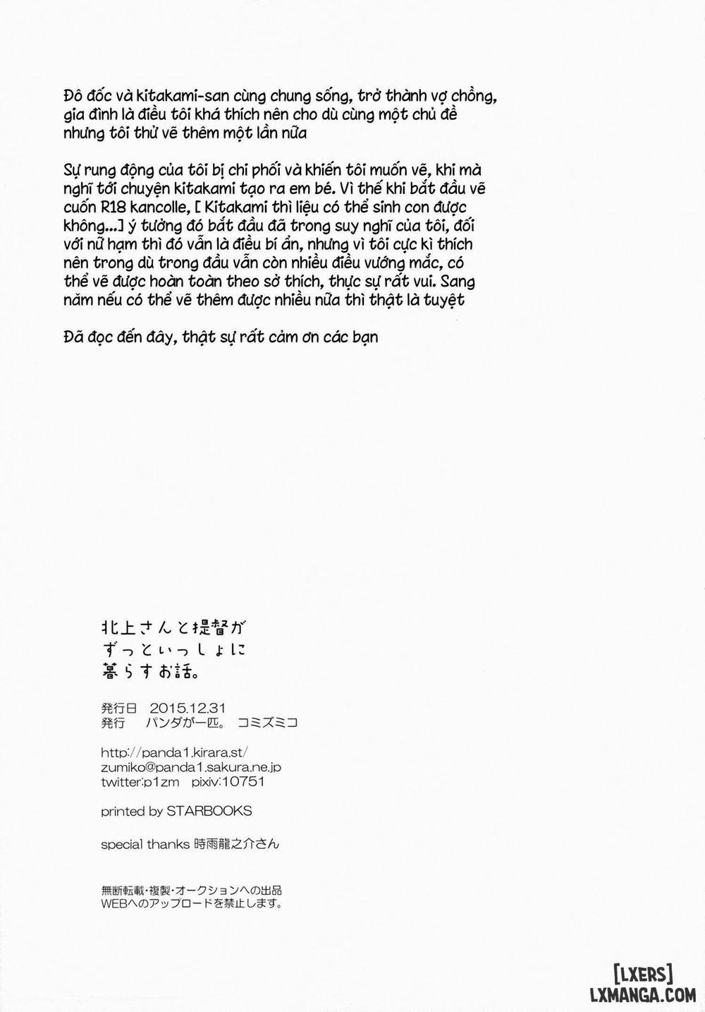 Kitakami-san to Teitoku ga Zutto Isshoni Kurasu Ohanashi Oneshot trang 33