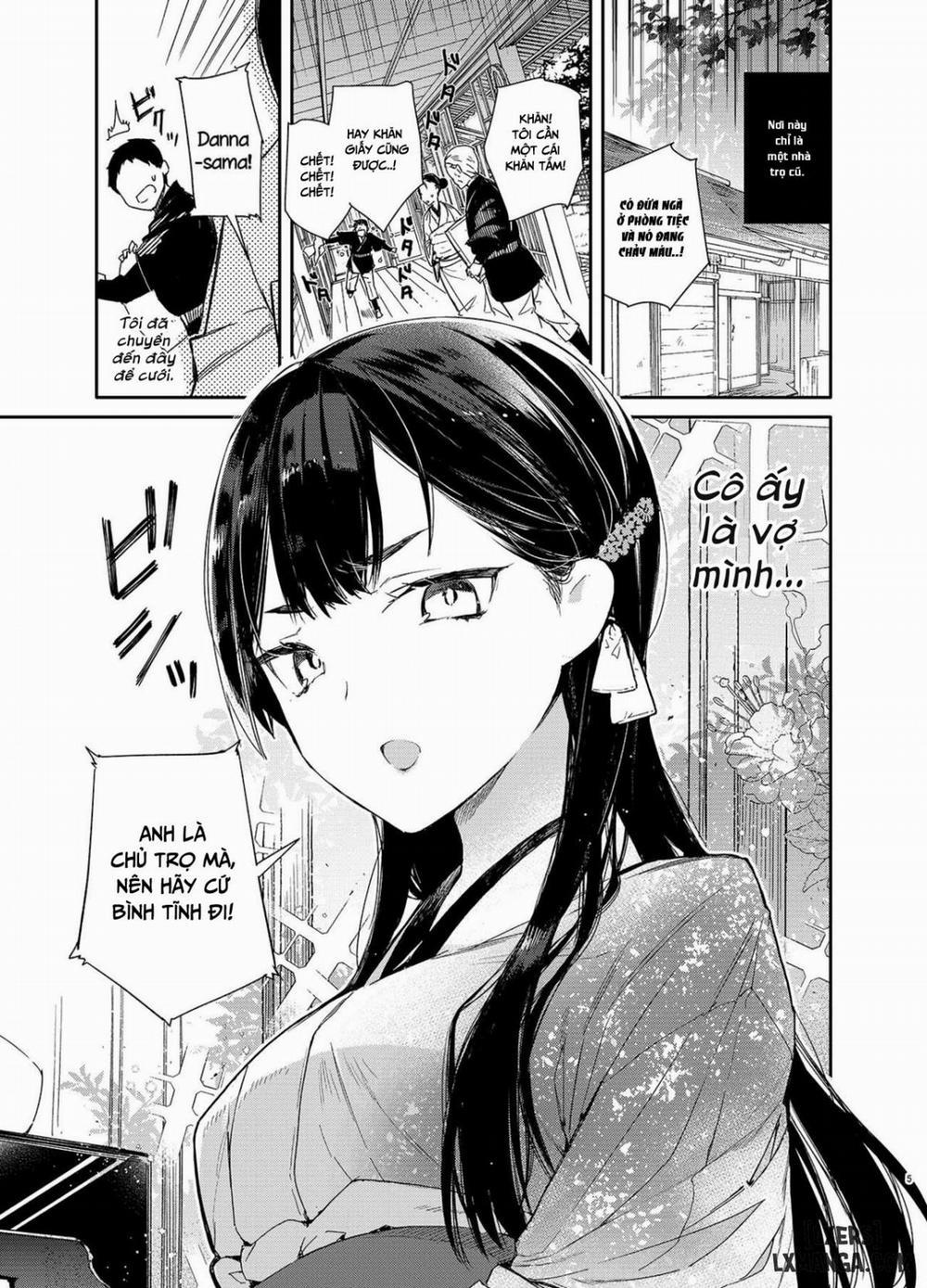 Kitsume na Kimono Niizuma to Kyoukotoba Ecchi Oneshot trang 5