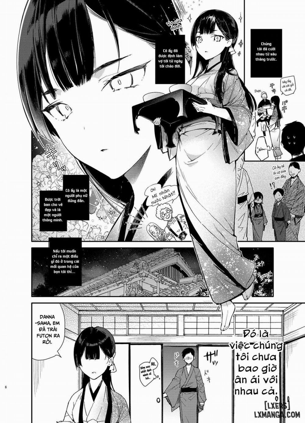 Kitsume na Kimono Niizuma to Kyoukotoba Ecchi Oneshot trang 6