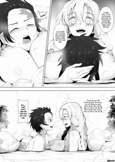 Koibashira no Onee-san to Issho ni Shugyou Shiyou Oneshot trang 4