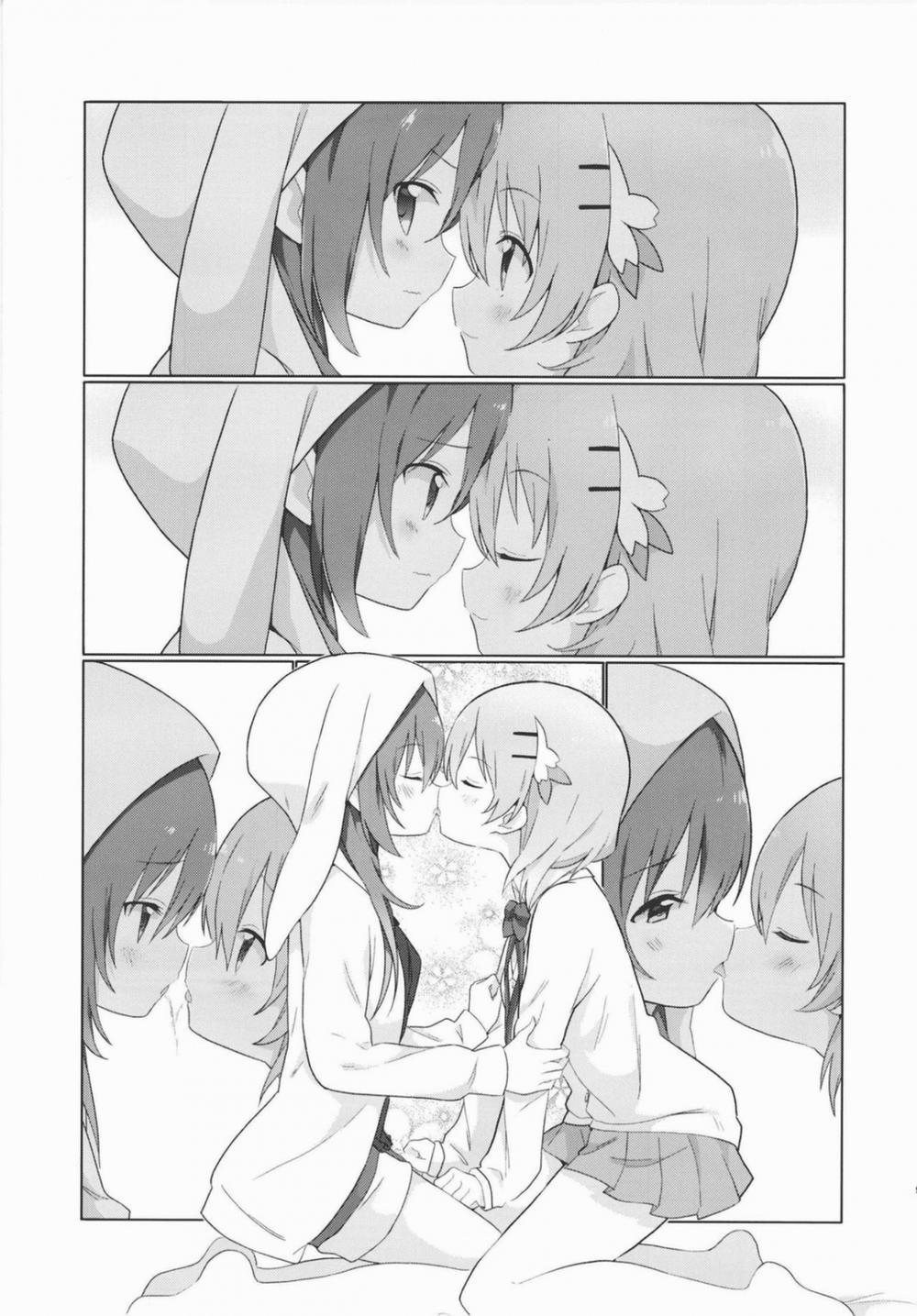 KokoRize de Yuri ni Mezameru Hon (Gochuumon wa Usagi desu ka?) Oneshot trang 10